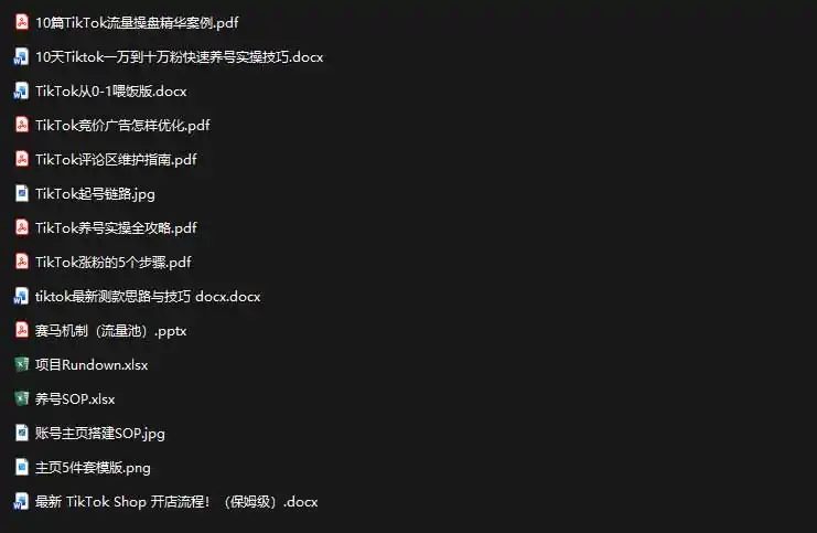 2026TikTok海外掘金实战课——养号SOP+爆款公式+选品测款+广告投流+Shop开店,跑通海外运营全链路